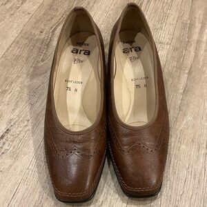 Ara Relax Flex Women's Brown Leather Pumps UK 7.5, US 10